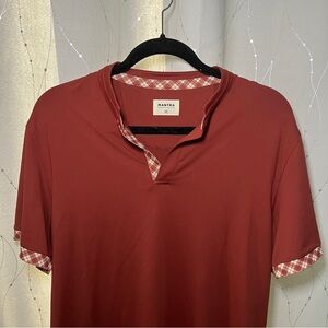 Mantra Polo Size M Burgundy Preowned in very good condition